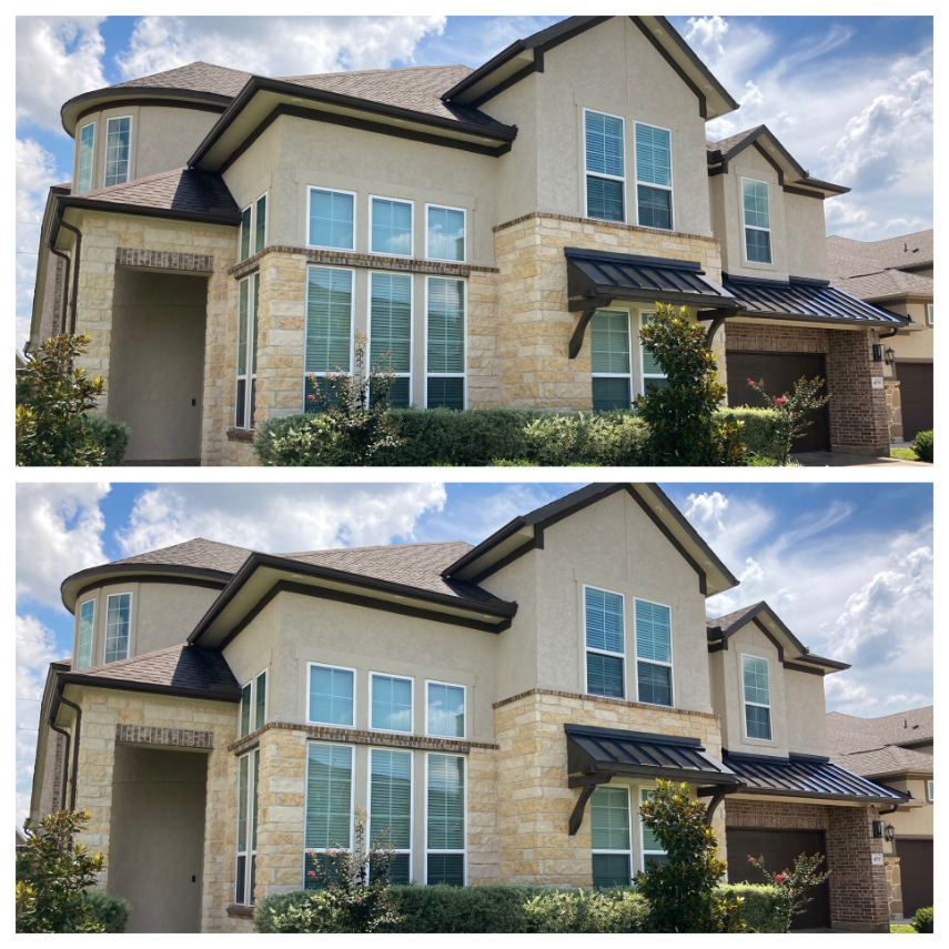 Stucco softwashing